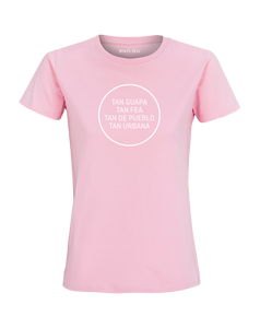 Camiseta "El Paraíso" Rosa - Corte ENTALLADO